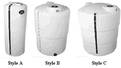 Poly Vertical Storage Tanks