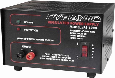 Pyramid 12 VDC power supply, 10 amp