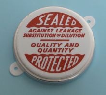 2 Inch Round-Head Plastic Capseal - Sealed Protected