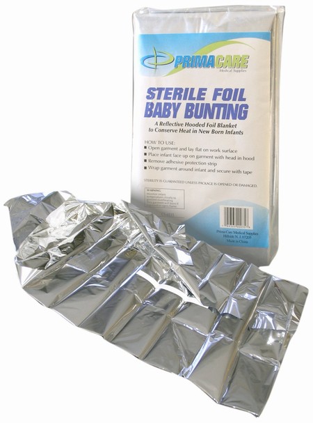 Sterile Foil Baby Bunting