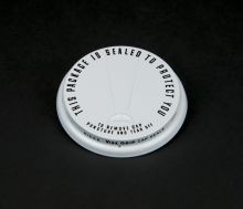 2 Inch Self Gasketing Hex-Head Plastic Capseal - Sealed For Your Protection