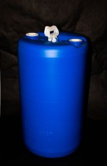 20 Gallon Closed-Head Blue Plastic Drum