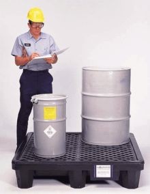 Ultra-Spill Pallet - Economy 4 Drum Model