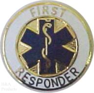 First Responder Emblem Pin