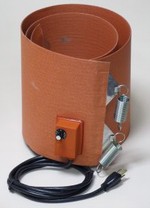 Silicone Rubber Pail Heater - 9.5 Inch Wide - 5 Gallon