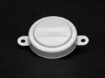 3/4 Inch Round-Head Steel Capseal - White
