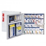 50 Person Large Metal SmartCompliance Food Service First Aid Cabinet, ANSI A+ Compliant, Type I & II With Medication