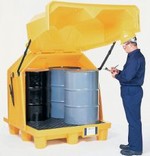 Secure Secondary Containment Inside or Outside - 4 Drum