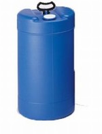 15 Gallon Closed-Head Blue Plastic Drum With Swing Handle