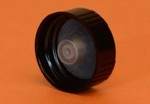 28 mm - Black Phenolic Cap With Cone Insert