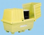 Enpac Outdoor Storage With Drain Plug For Two Drums