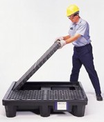 Ultra-Spill Pallet Economy 4 Drum Model With Drain
