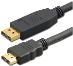 DisplayPort Male to HDMI Male Cable 10 feet