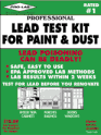 Lead for Paint & Dust