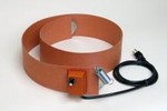 Silicone Rubber Drum Heater - 4 Inch Wide - 55 Gallon