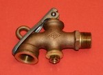 Solid Brass Drum Faucet - 3/4 Inch NPT Inlet - 3/4 Inch NPT Female Outlet