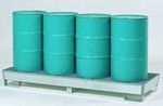 All-Steel Spill Containment Pallet - Standard Inline 4 Drum