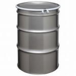 55 Gallon Open-Head Stainless Steel Drum