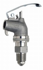 Justrite Adjustable 3/4 Inch Stainless Steel Safety Faucet