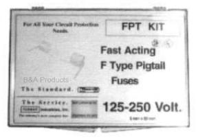F Pigtail Fuse Kit (FPT Fuse Kit)