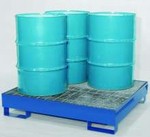 All-Steel Spill Containment Pallet - Standard 4 Drum