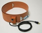 Silicone Rubber Drum Heater - 4 Inch Wide - 30 Gallon