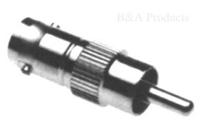 RCA Male to BNC Female Adapter (75 ohm)